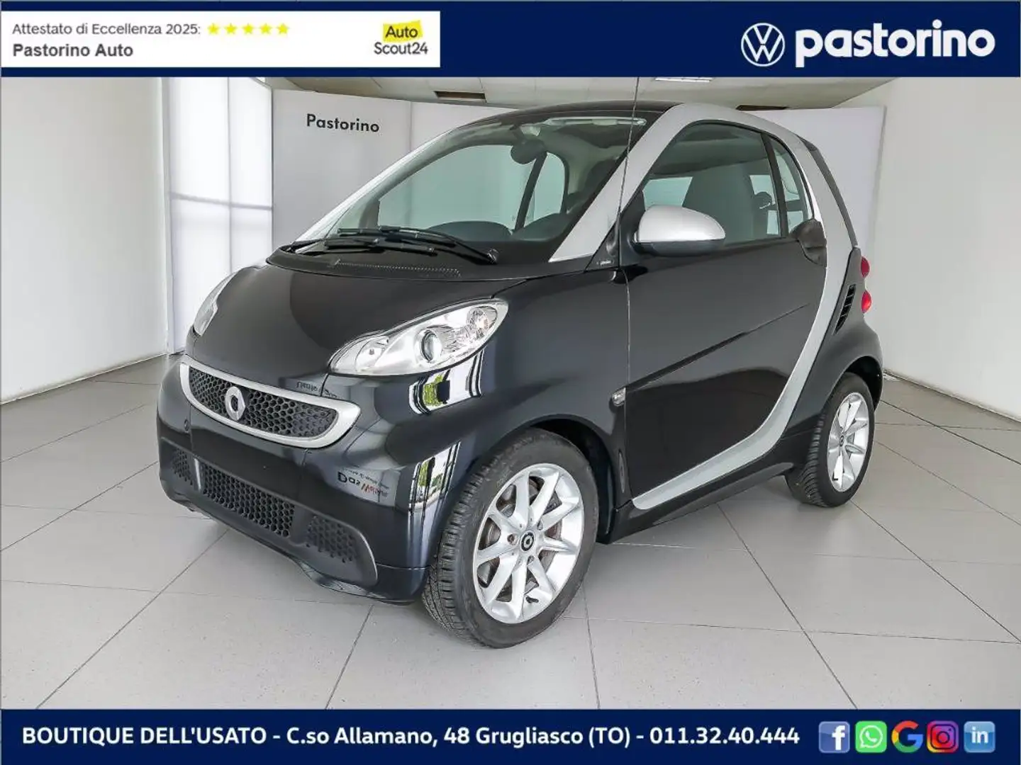 smart forTwo 1.0 COUPE' PULSE 70CV Grigio - 1