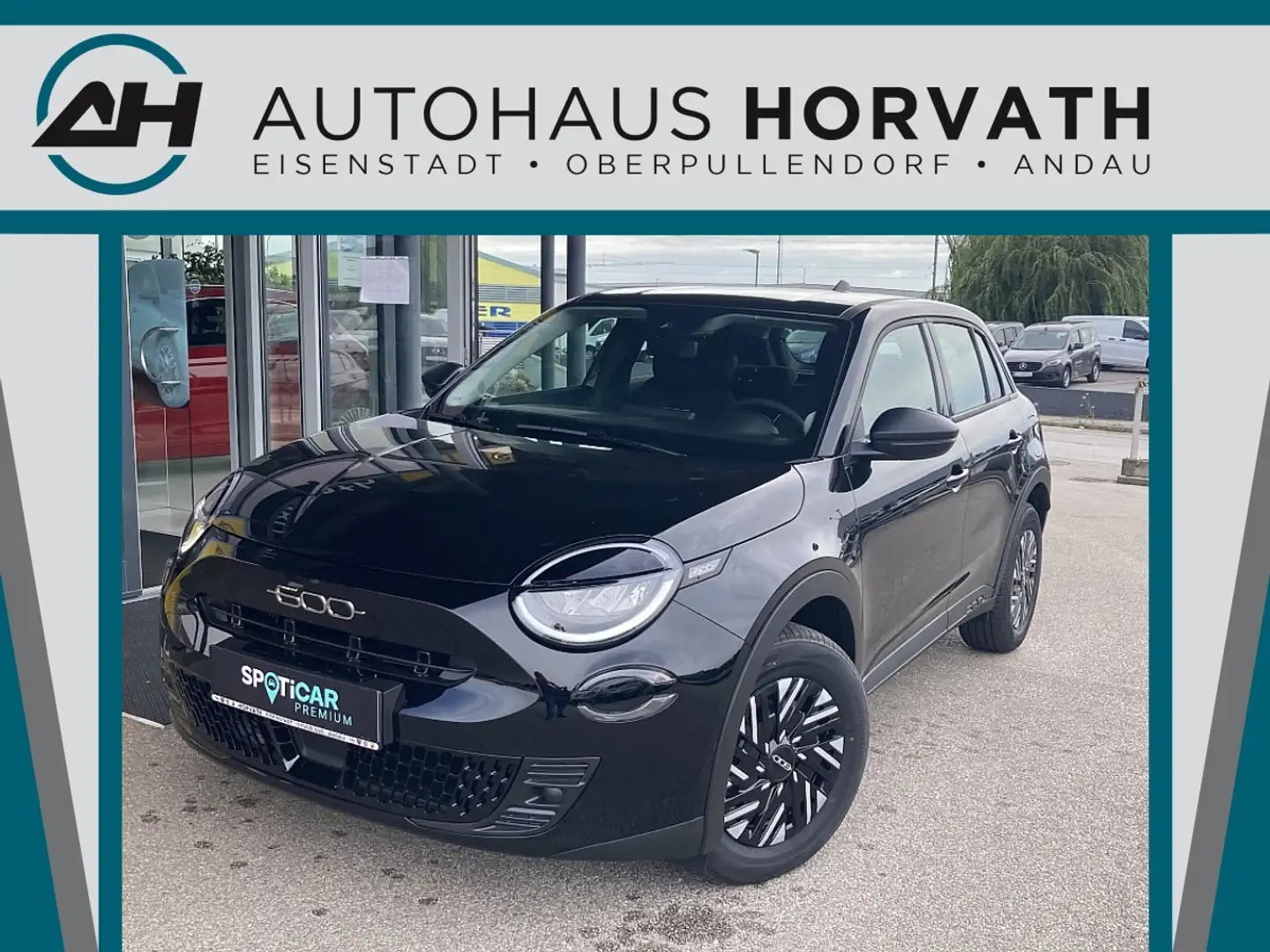 Fiat 600 Hybrid 136 6-Gang eDCT Zwart - 1