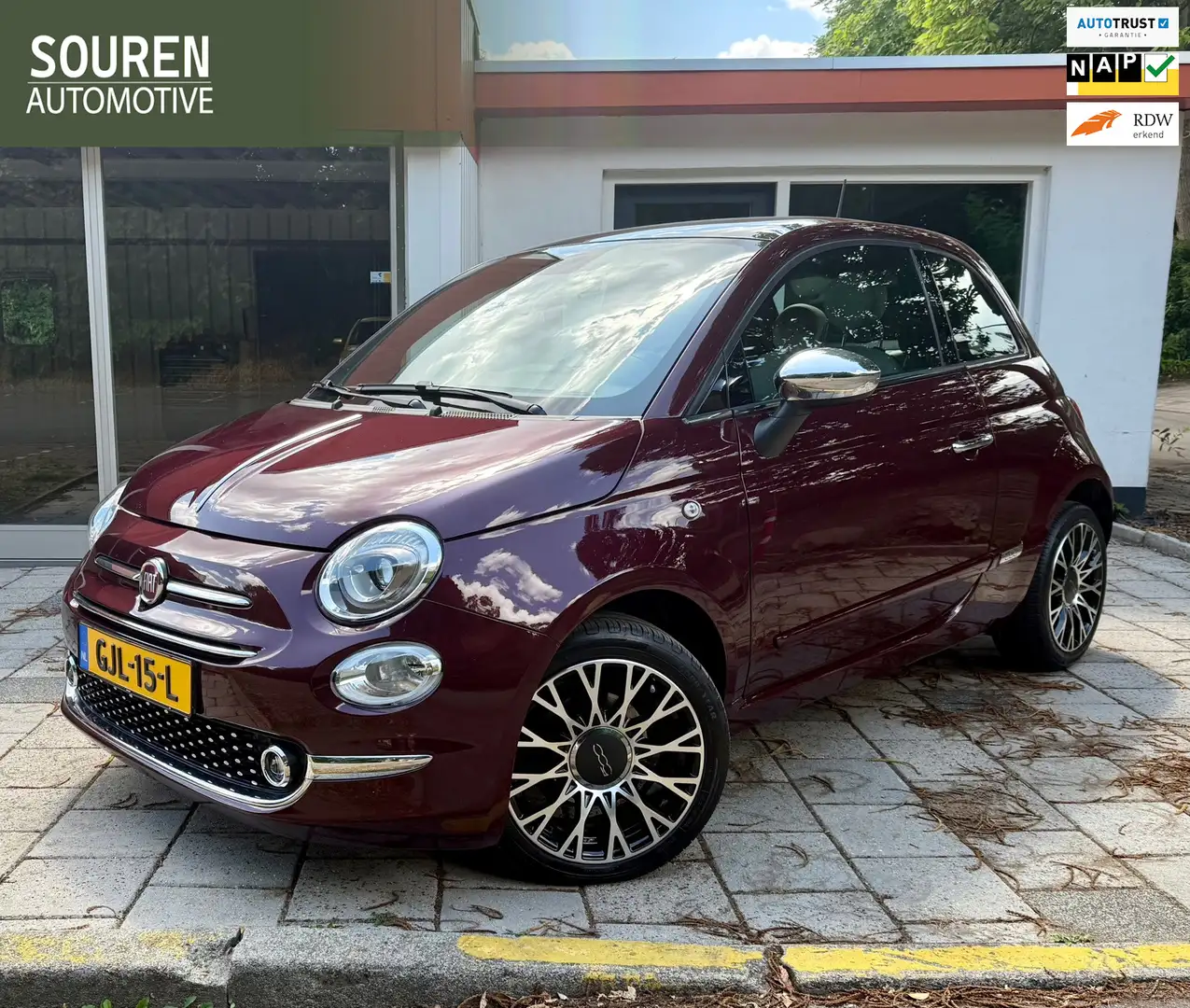 Fiat 500 1.2 Star / Climate / CarPlay / Cruise / 16'' inch Rood - 1