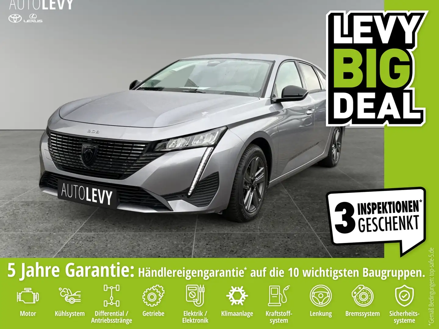 Peugeot 308 1.2 SW Allure +SHZ+PDC+360Kamera+Navi+CarPlay Grau - 1