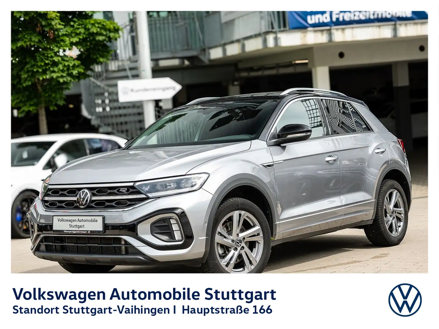 Volkswagen T-Roc 2.0 TDI R-Line DSG Navi AHK Kamera Plateado - 1
