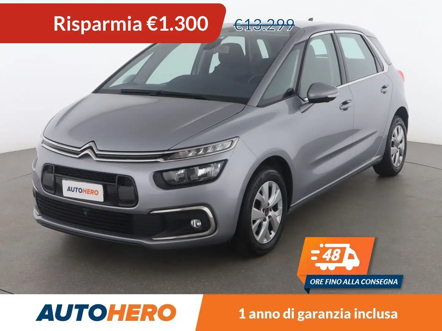 Citroen C4 SpaceTourer 1.5 Blue-HDi Feel 130 CV Grigio - 1