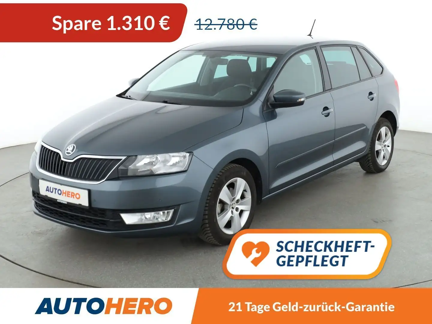 Skoda Rapid/Spaceback 1.2 TSI Ambition Aut.*PDC*SHZ* Grau - 1