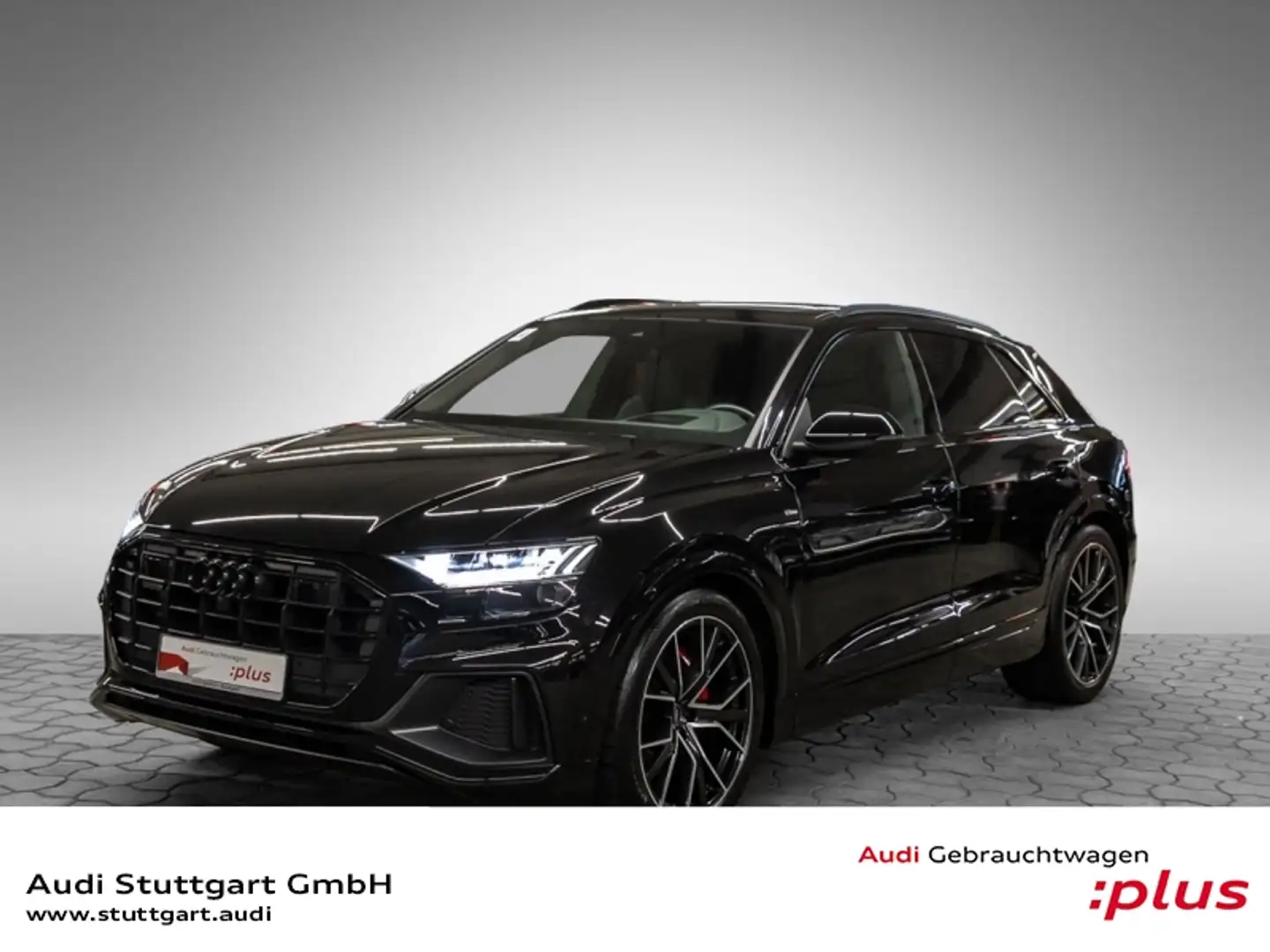 Audi Q8 50 TDI quattro S line Matrix Pano AIR HuD AHK Schwarz - 1