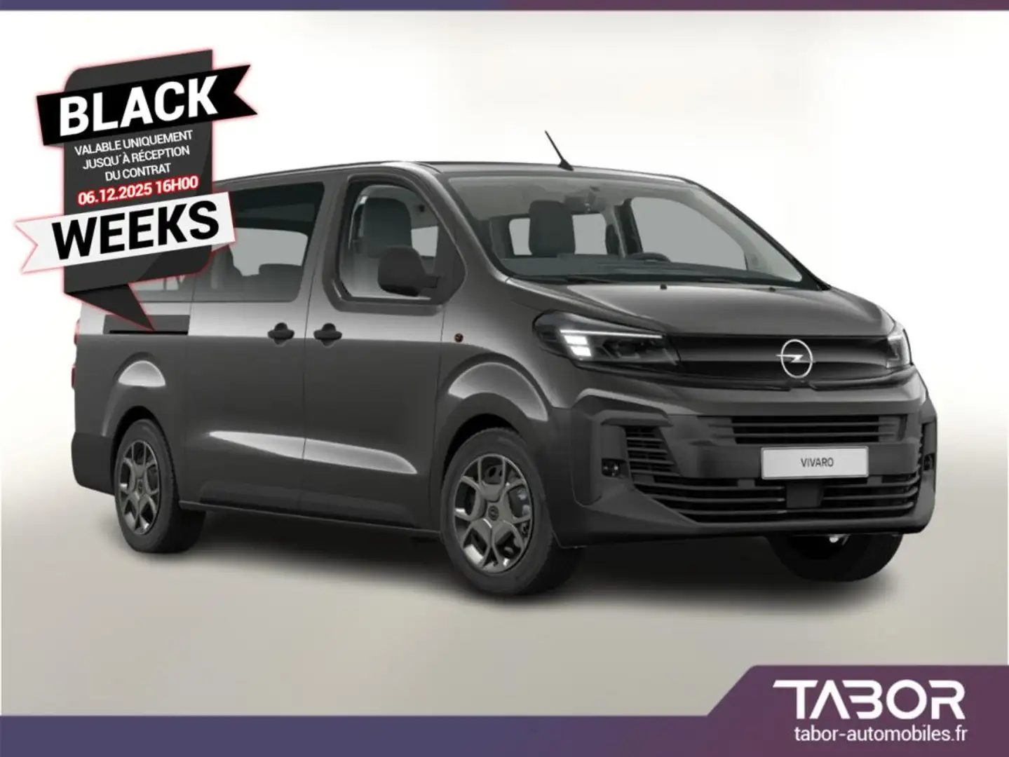 Opel Vivaro XL 2.0 D 177 AT8 GPS clima auto LED Gris - 1