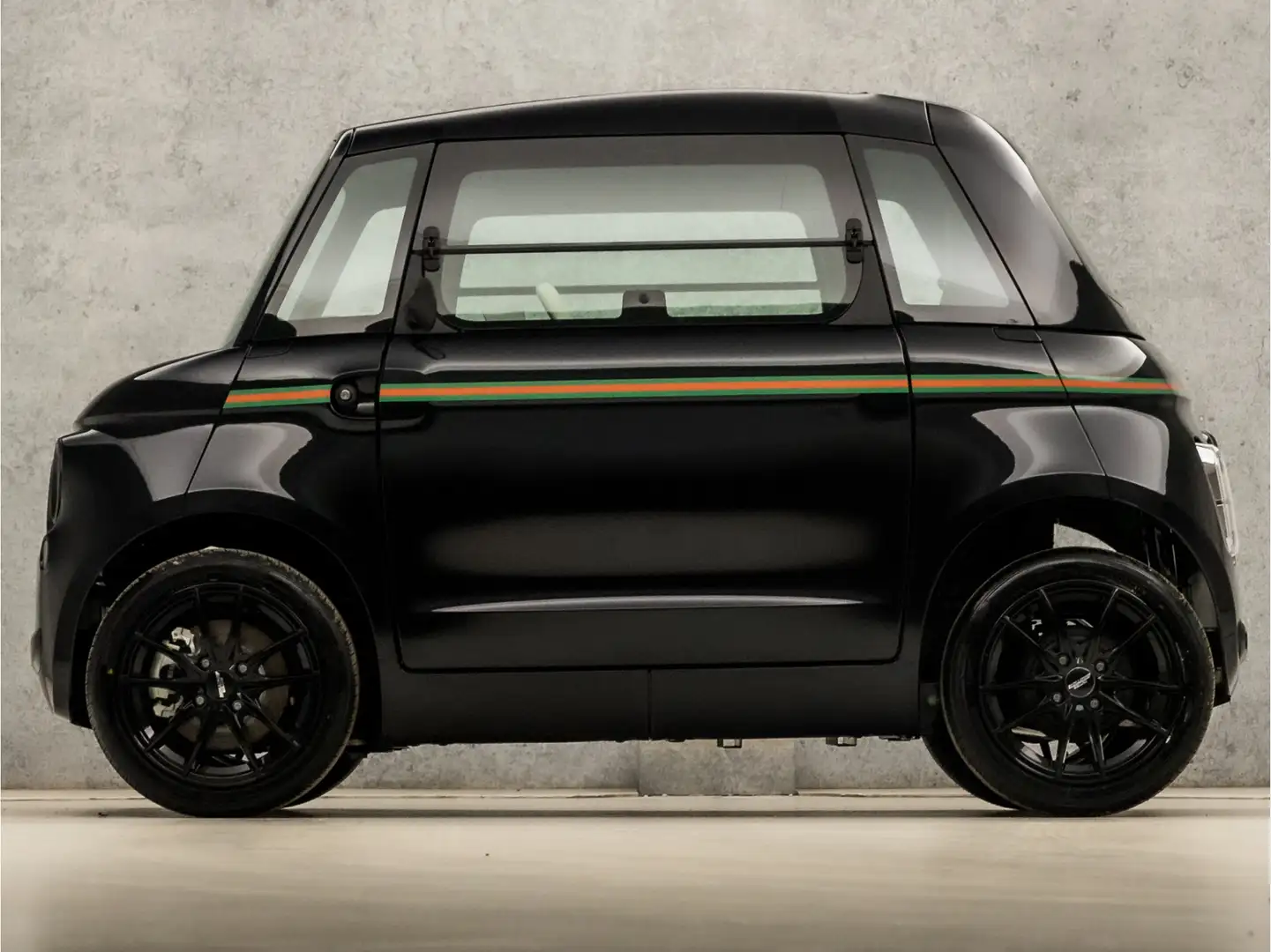 Fiat Topolino Brommobiel Gucci (BLACK PACK (GESPOTEN), HOOGGLANS Schwarz - 2