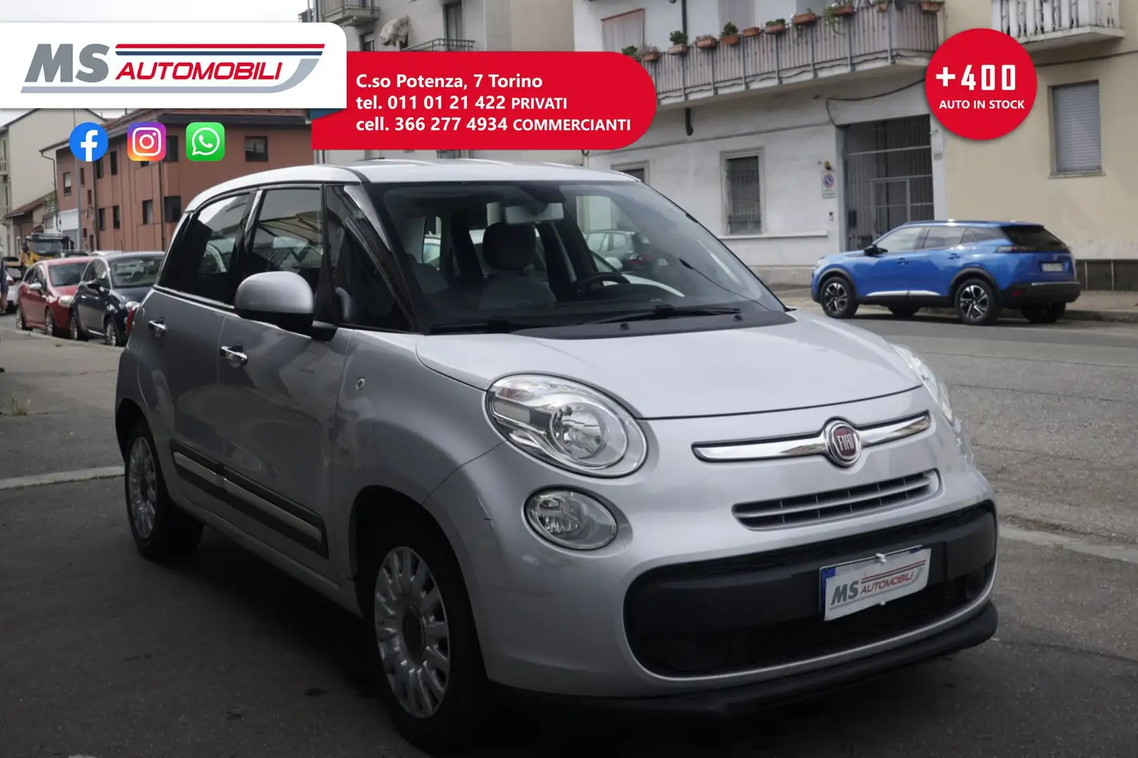 Fiat 500L FIAT 500L 1.3 Multijet 95 CV Business Unicopropri Argento - 1