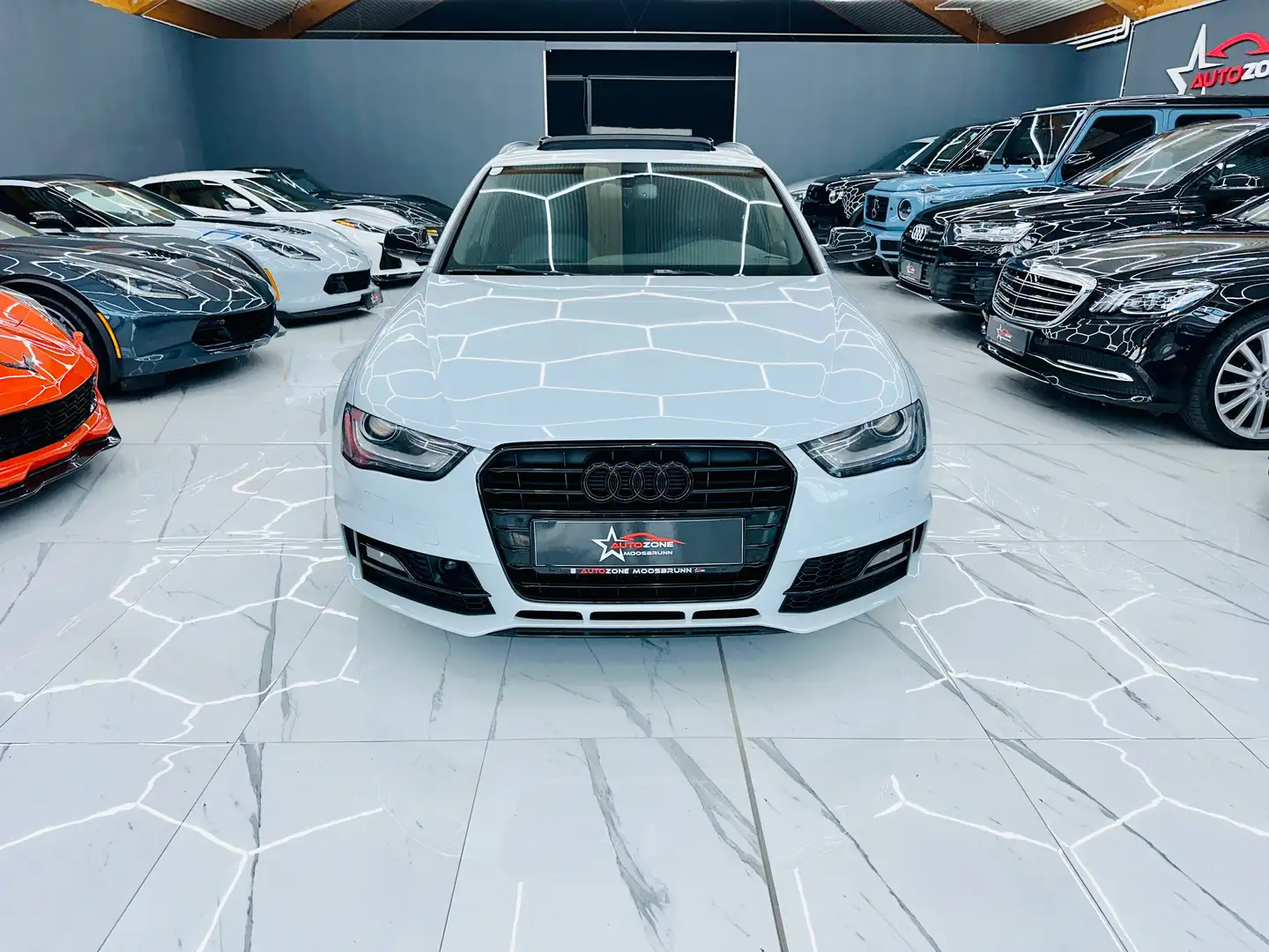 Audi A4 S line Sportpaket Competition quattro Gris - 2