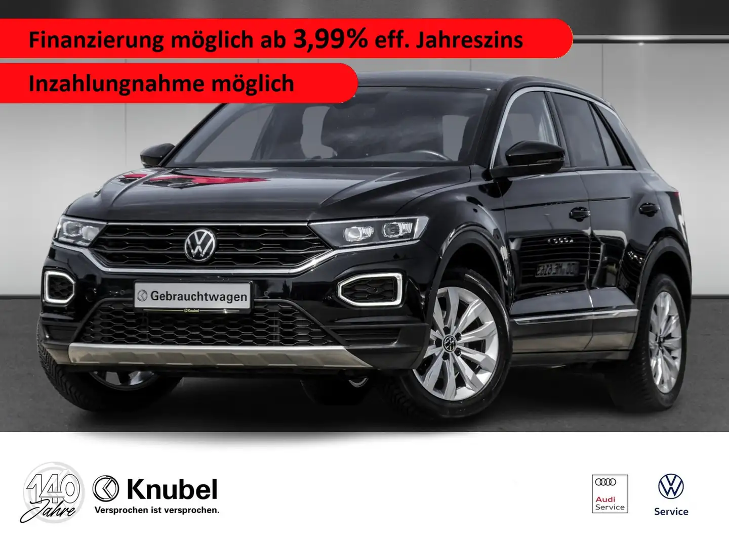 Volkswagen T-Roc Sport 1.5 TSI DSG LED*ACC*AppConnect* Nero - 1