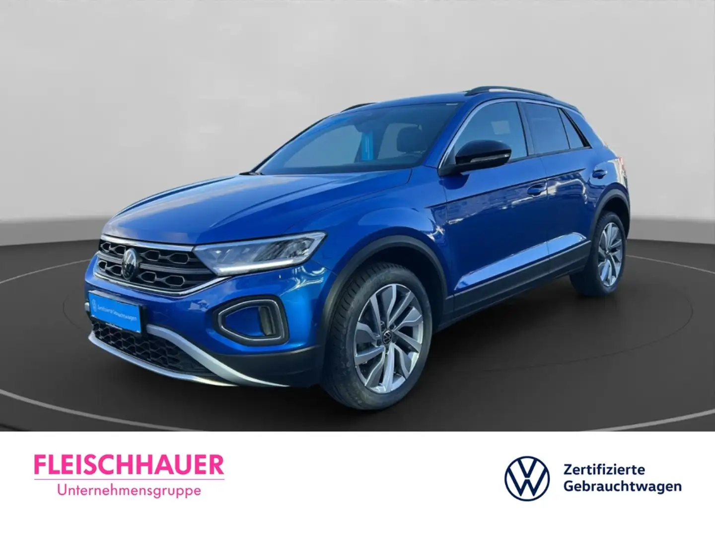 Volkswagen T-Roc Goal 2.0 Life+SHZ+KLIMAAUT+KAMERA+SHZ Blau - 1