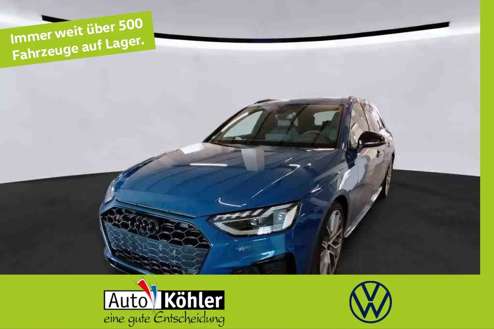 Audi S4 Avant quattro TDI Matrix/Pano/AHK/StHz/Virt Bleu - 1