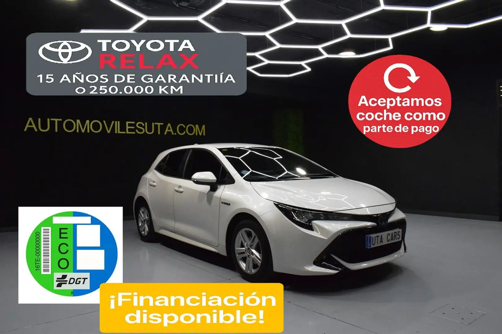 Toyota Corolla 1.8 125H ACTIVE TECH ECVT Blanco - 1