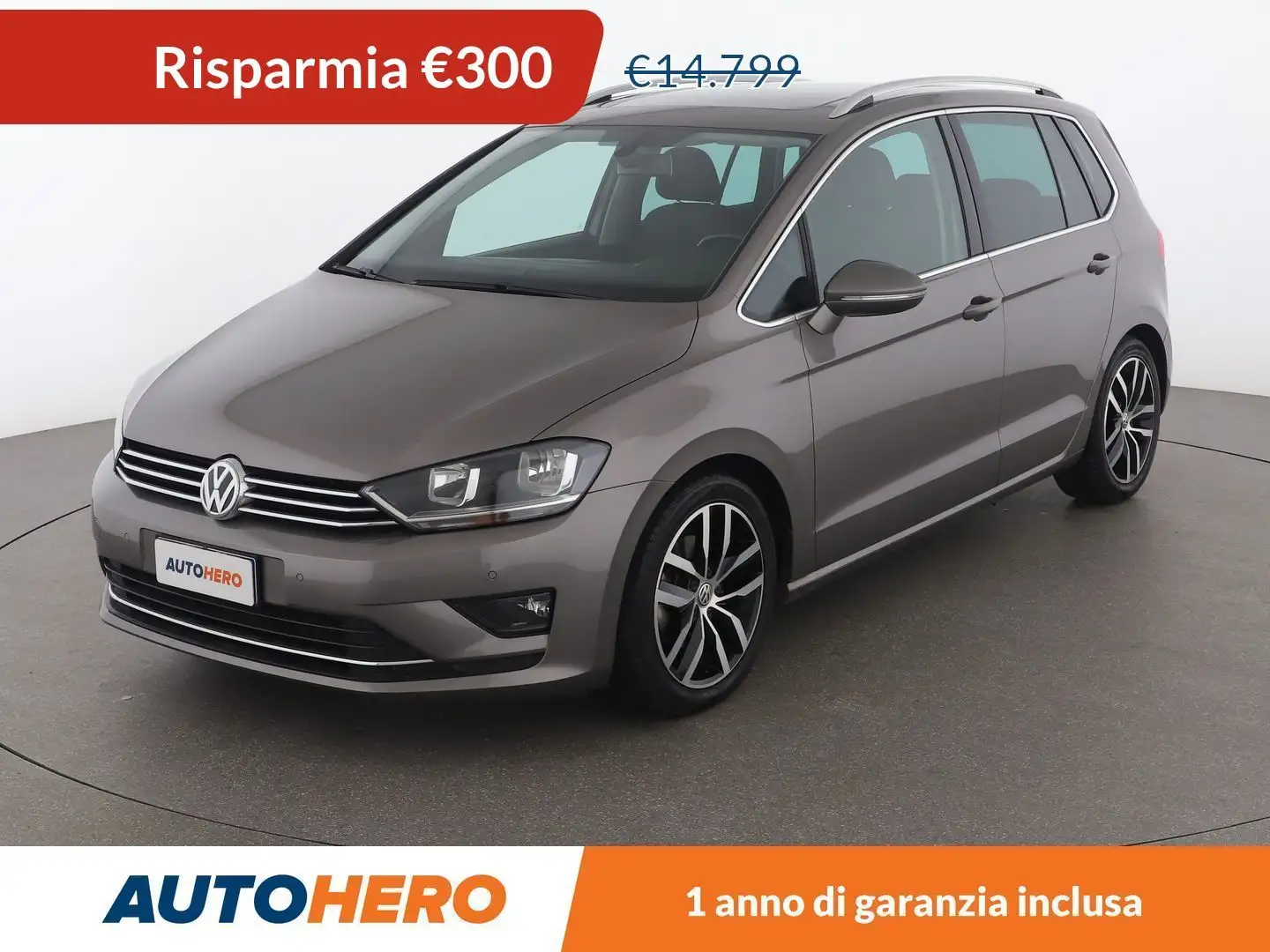 Volkswagen Golf Sportsvan 1.4 TSI Highline DSG Gris - 1