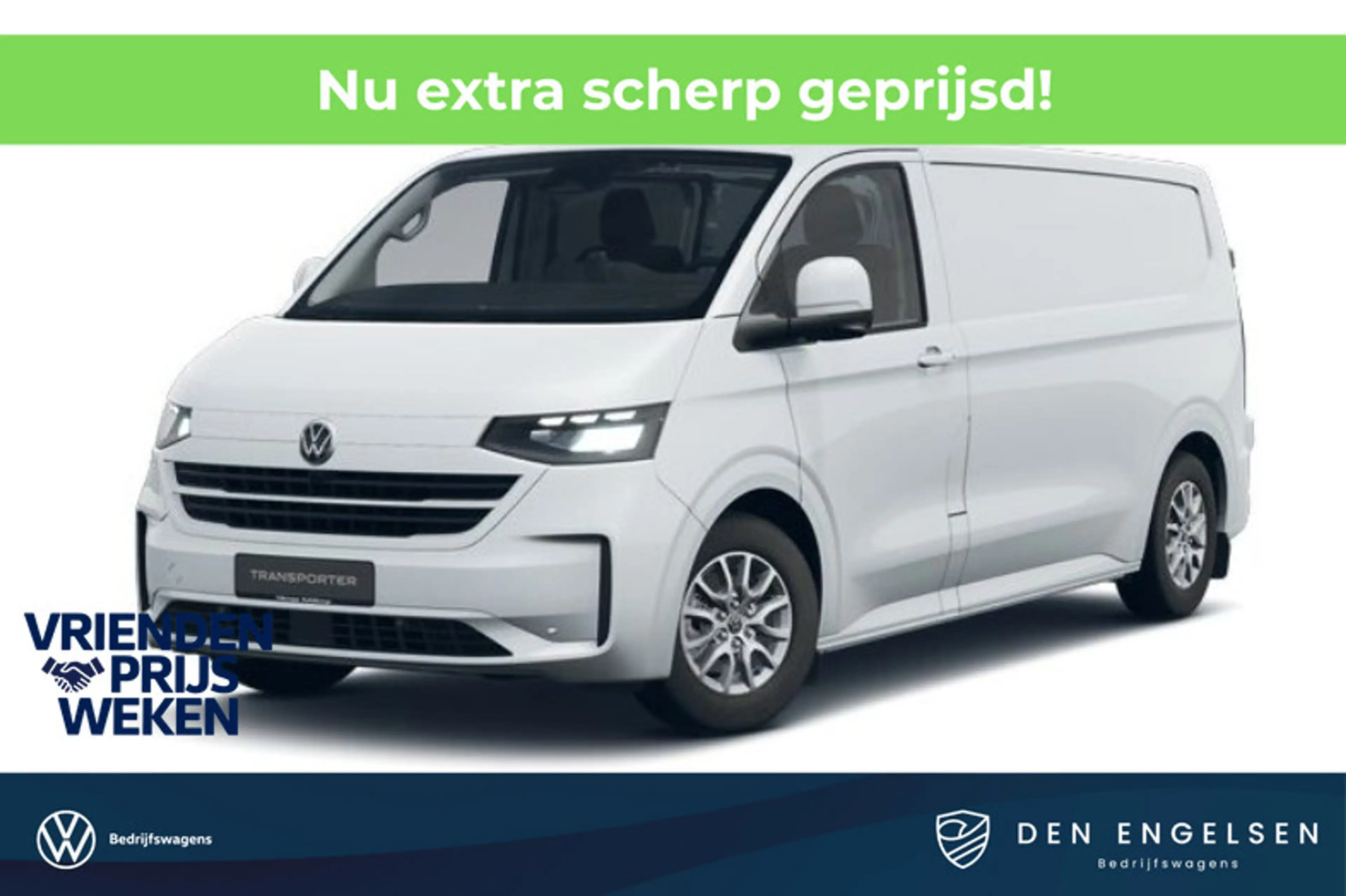 Volkswagen Transporter e-Transporter Style L2H1 218 pk, Achterdeuren zond