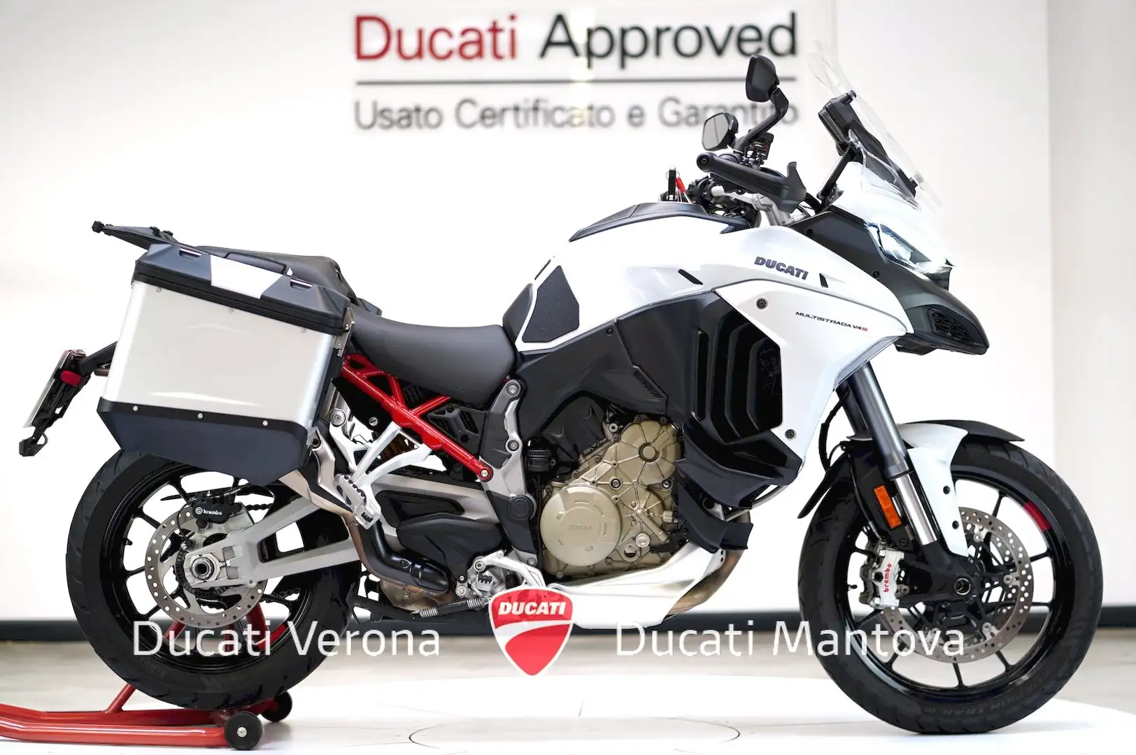 Ducati Multistrada V4 S Multistrada V4 S Travel & Radar Aluminum Bianco - 1
