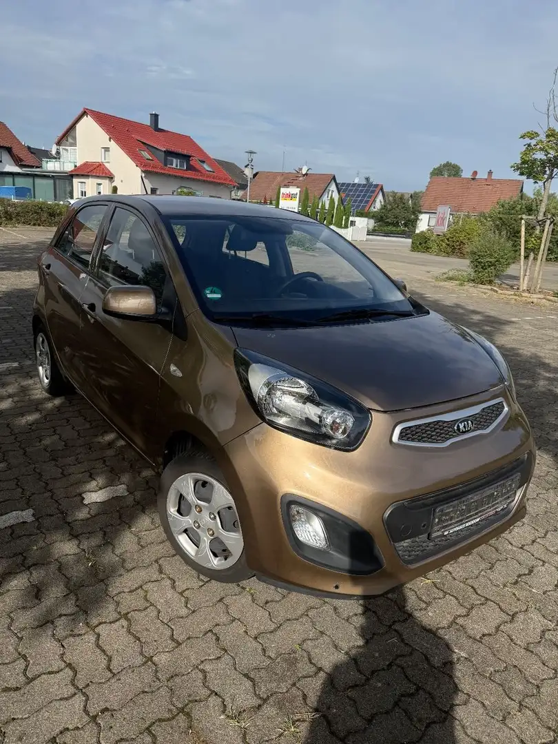 Kia Picanto 1.2 Automatik Klima 4Türen 47000Km 1.Hd. Braun - 1