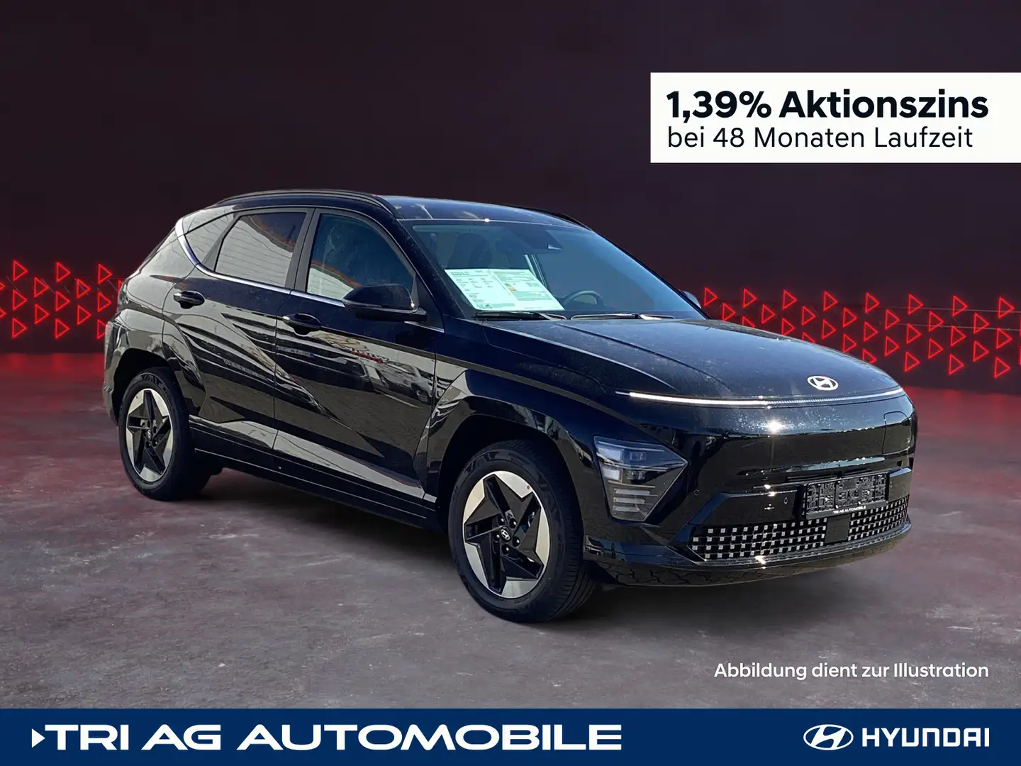 Hyundai KONA Elektro Trend (MY25) V2L-Paket el. Heckklap Noir - 1