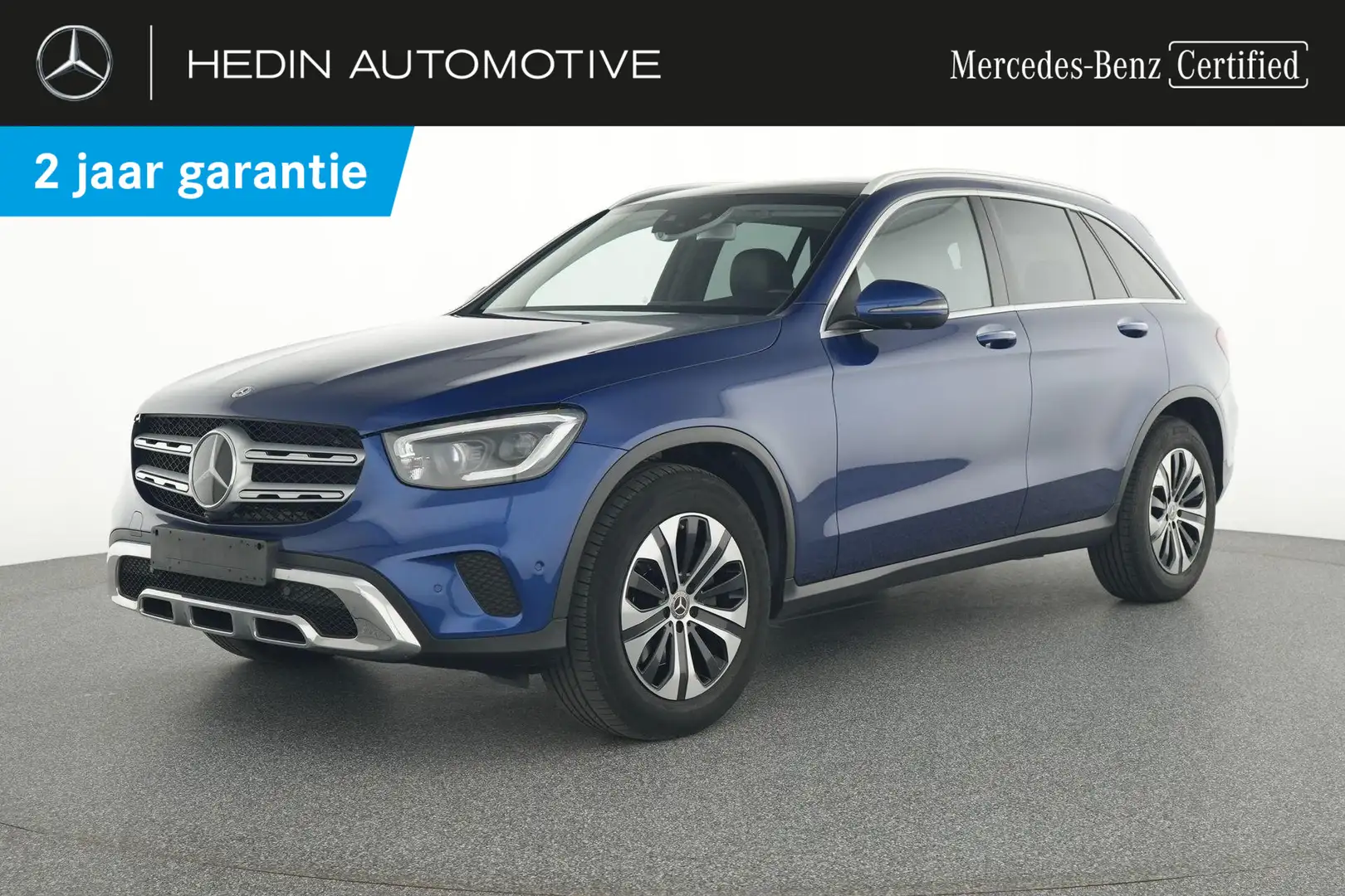 Mercedes-Benz GLC 200 4MATIC AMG Line | Panoramisch Dak | Burmester | 36 Blauw - 1