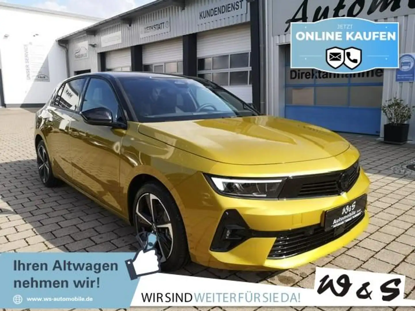 Opel Astra L Lim. 1.2 Turbo Autom. GS Line *360°*LED* Gelb - 1
