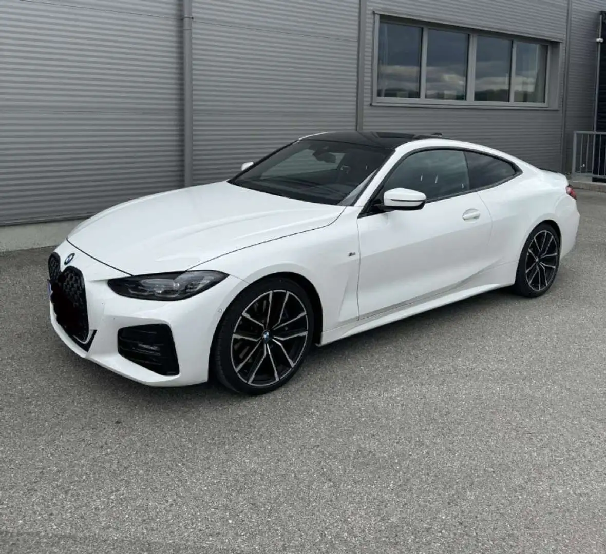 BMW 420 420d Coupe M Sport Weiß - 1