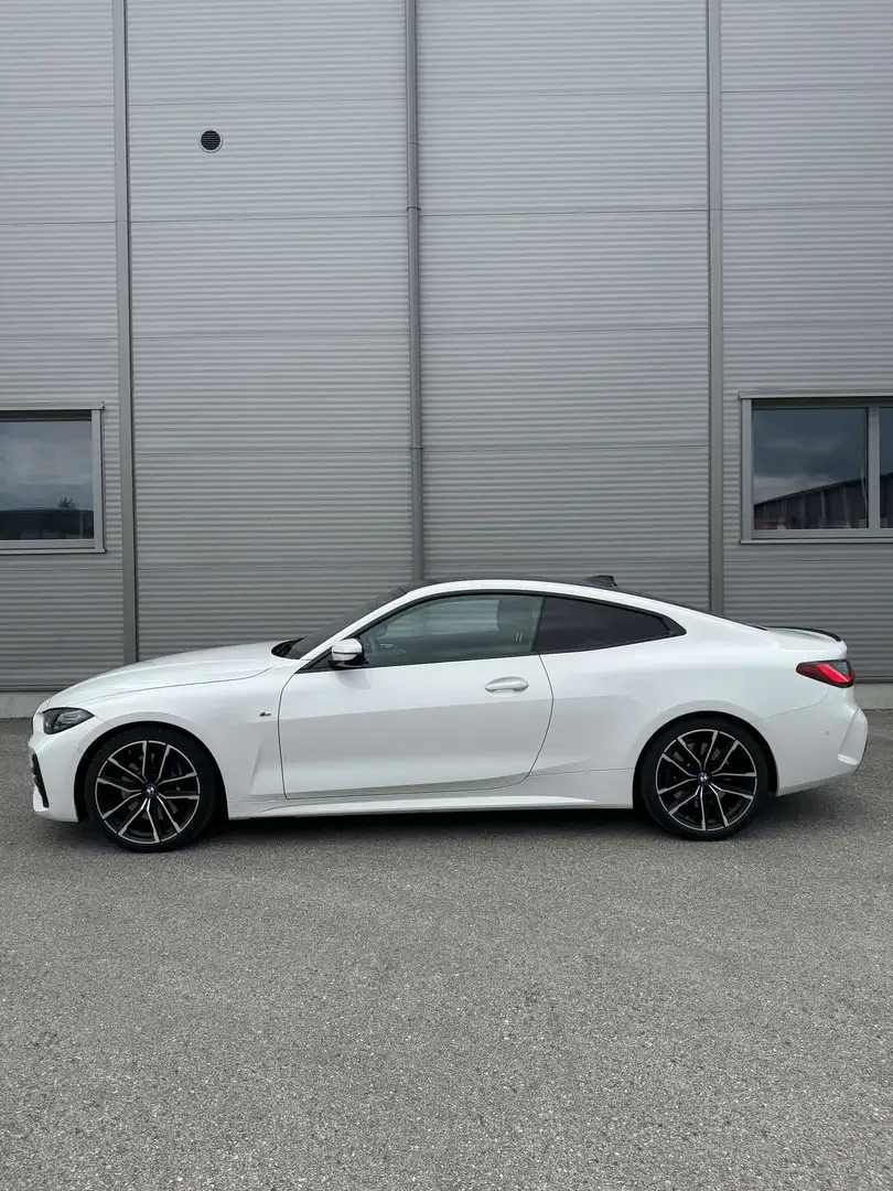 BMW 420 420d Coupe M Sport Weiß - 2