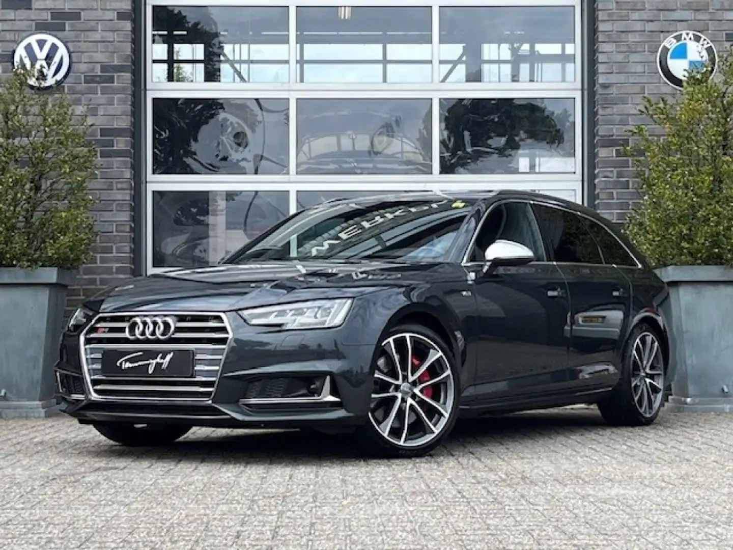 Audi S4 3.0 TFSI S4 Q. PL+ - S-ZETELS - PANO - BenO - EL. Grijs - 1