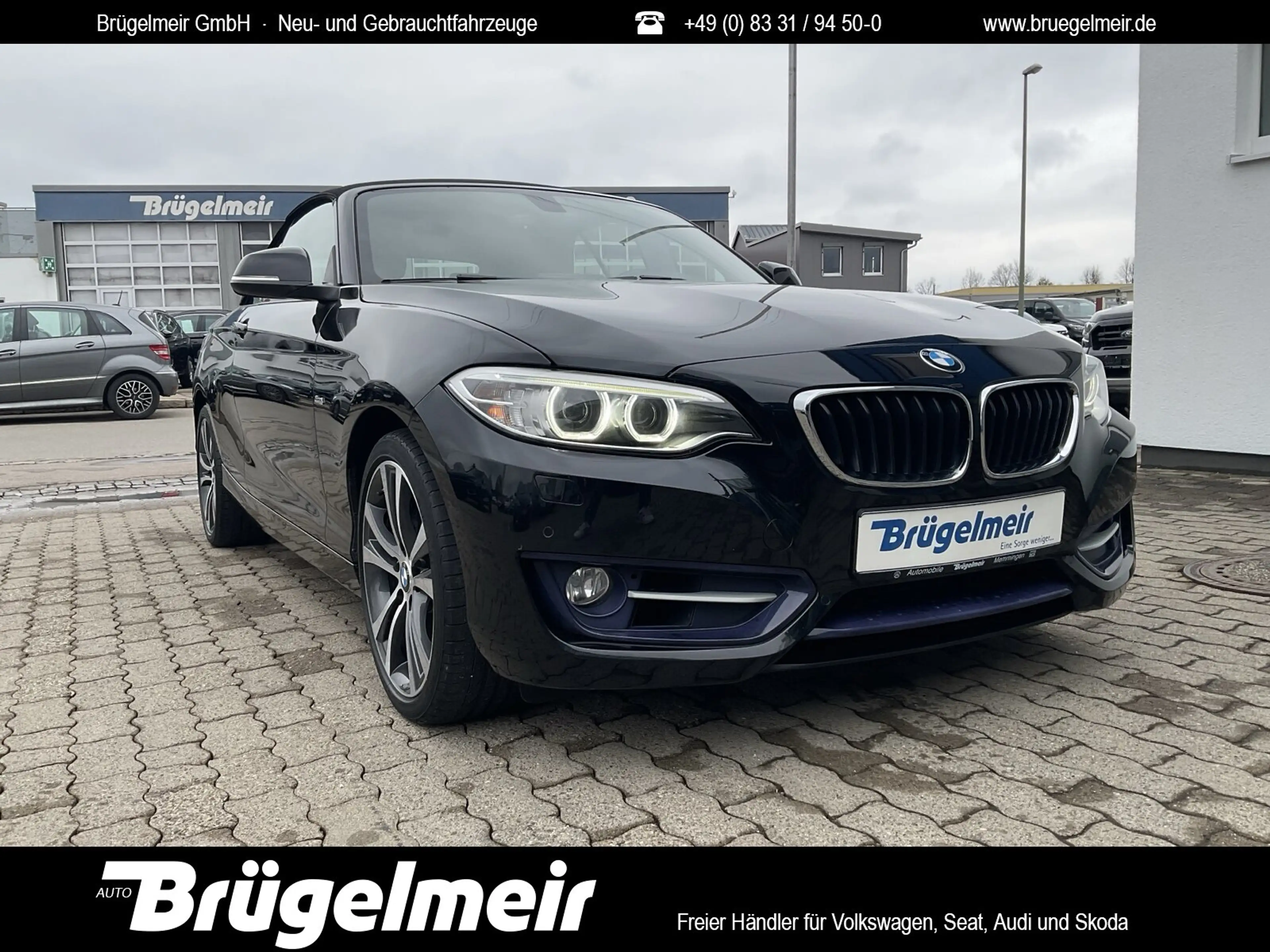 BMW 218 218i Cabrio Autom. Sport Line+NAVI+LEDER+Hagelsch