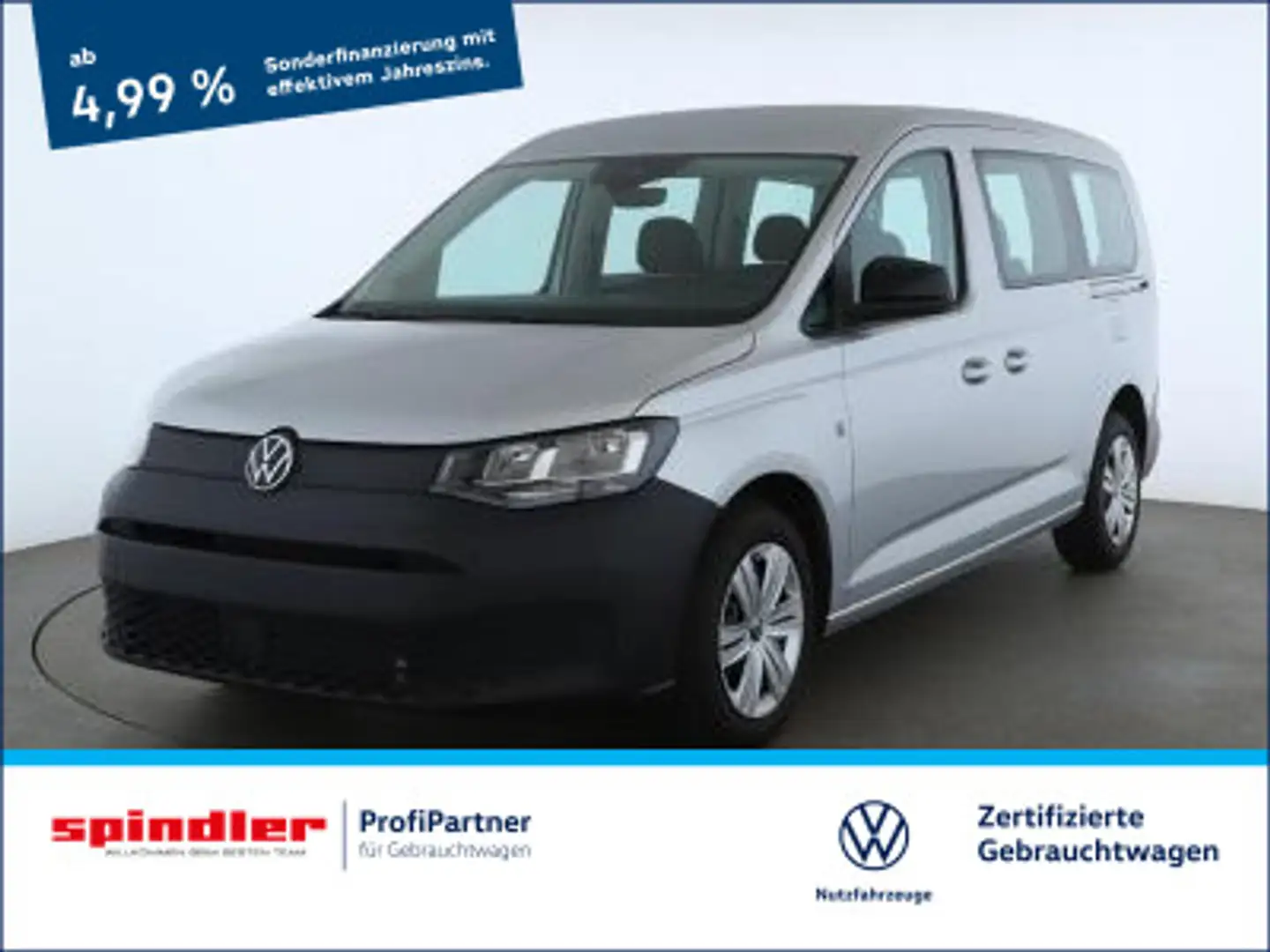 Volkswagen Caddy DSG / Bluetooth, RFK, SHZ, PDC, DAB+ Argento - 1