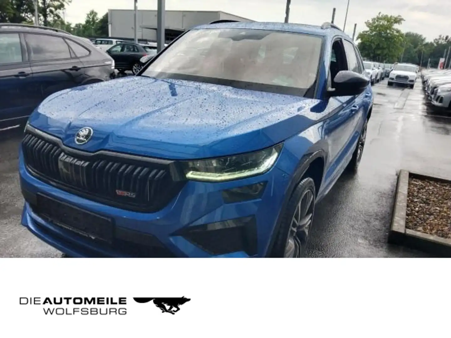 Skoda Kodiaq 2.0 TSI DSG 4x4 RS Standhzg/Pano/Rückkam Blau - 1
