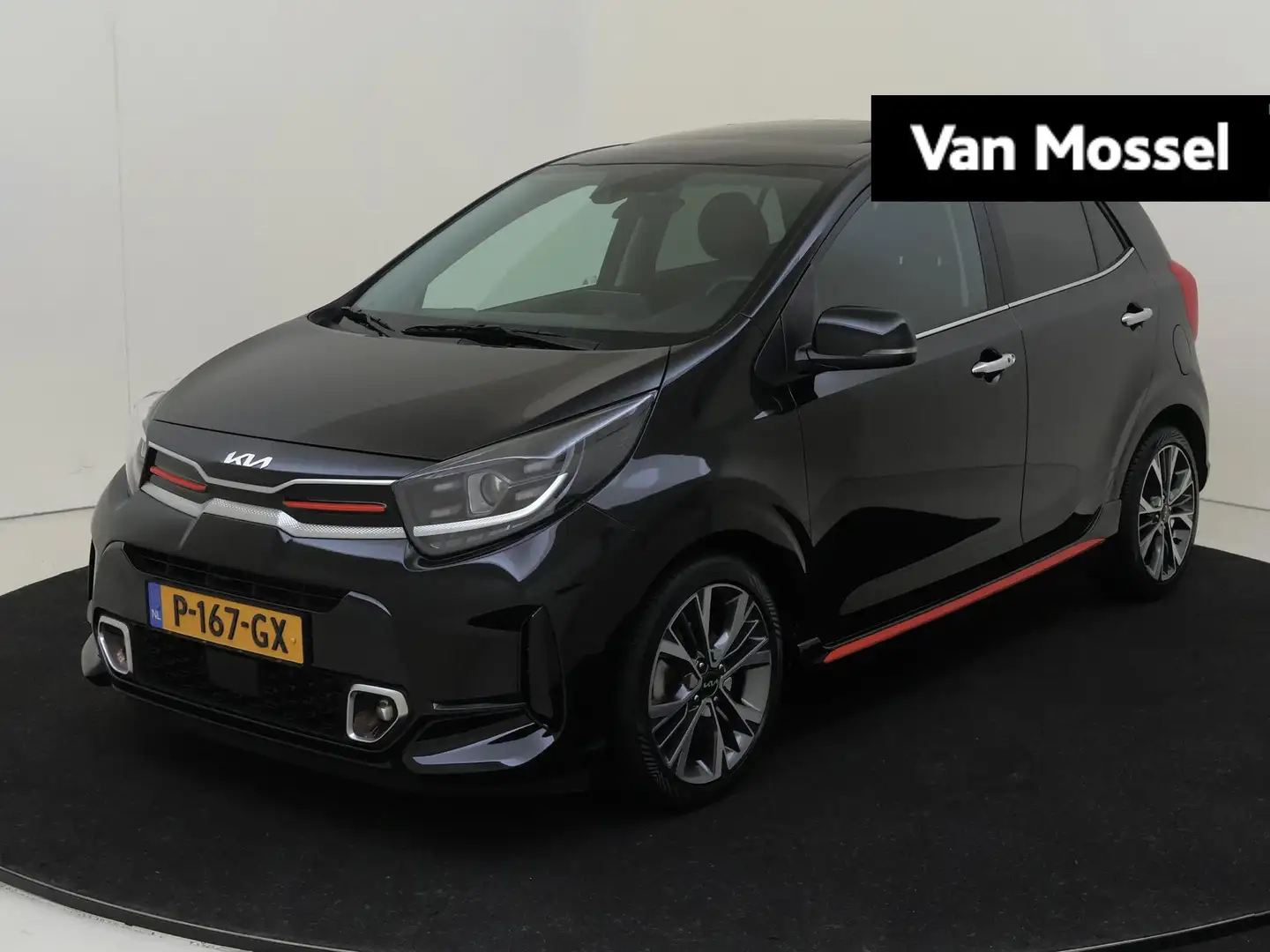 Kia Picanto 1.0 T-GDi GT-Line 5p Leder | LM velgen | Trekhaak Negro - 1