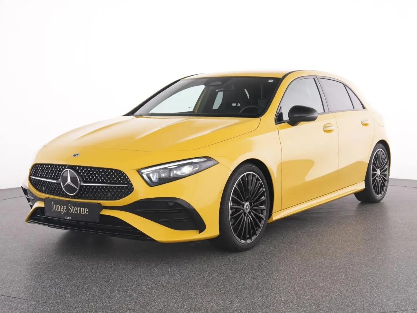 Mercedes-Benz A 220 d AMG+MBeam+KeyGo+Night+Totw+RFK Sárga - 2