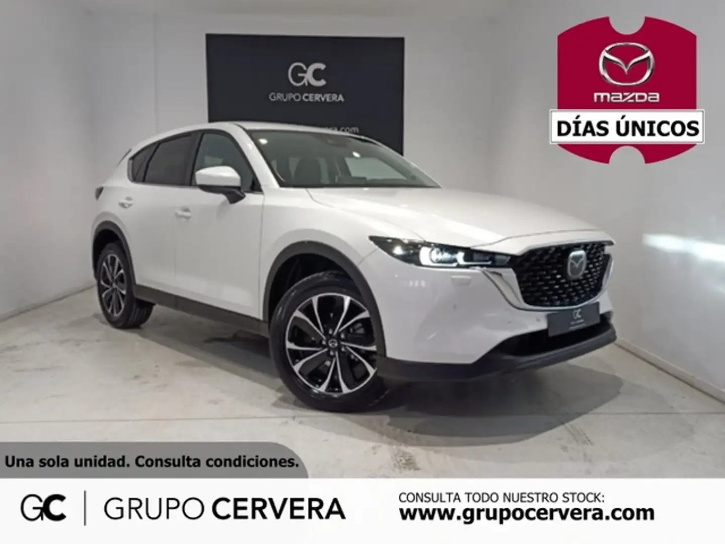 Mazda CX-5 2.0 e-Skyactiv-G MHEV Exclusive-Line 2WD Aut. 121k Blanco - 1