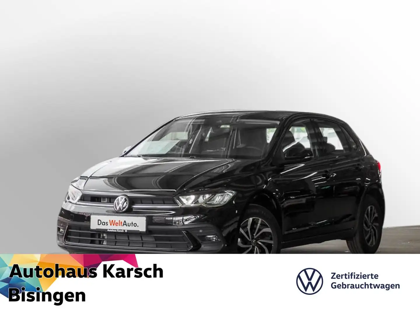 Volkswagen Polo 1.0 TSI Life  KLIMA, ALU, PDC, Fahrschule LED Schwarz - 1