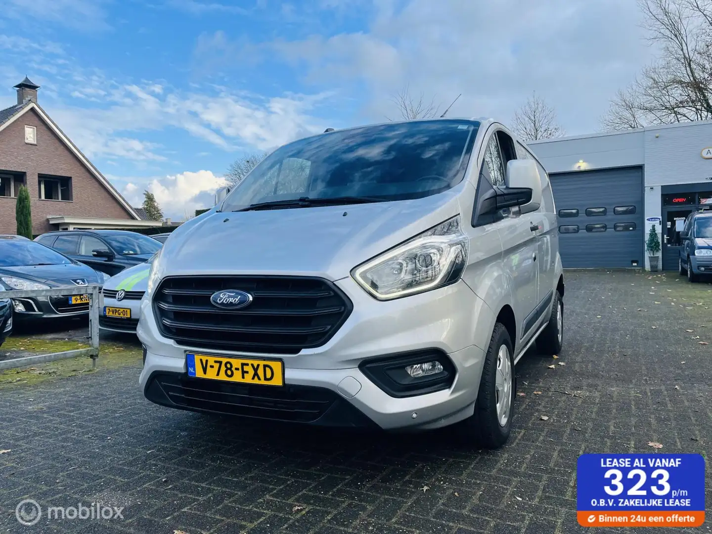 Ford Transit Custom 280 2.0 TDCI L1H1 Trend Apple carplay / Camera Zwart - 1