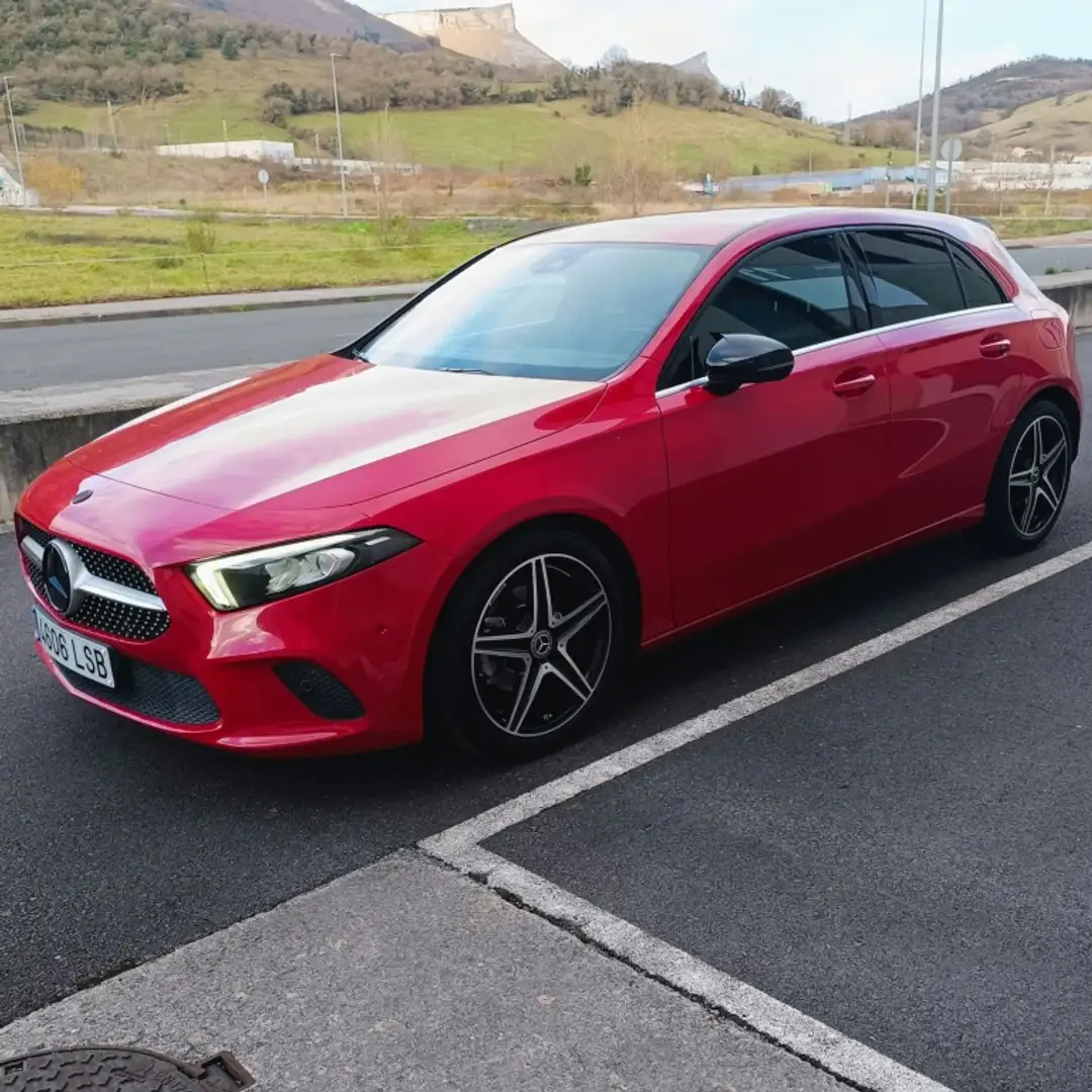 Mercedes-Benz A 180 180d 7G-DCT Rojo - 1