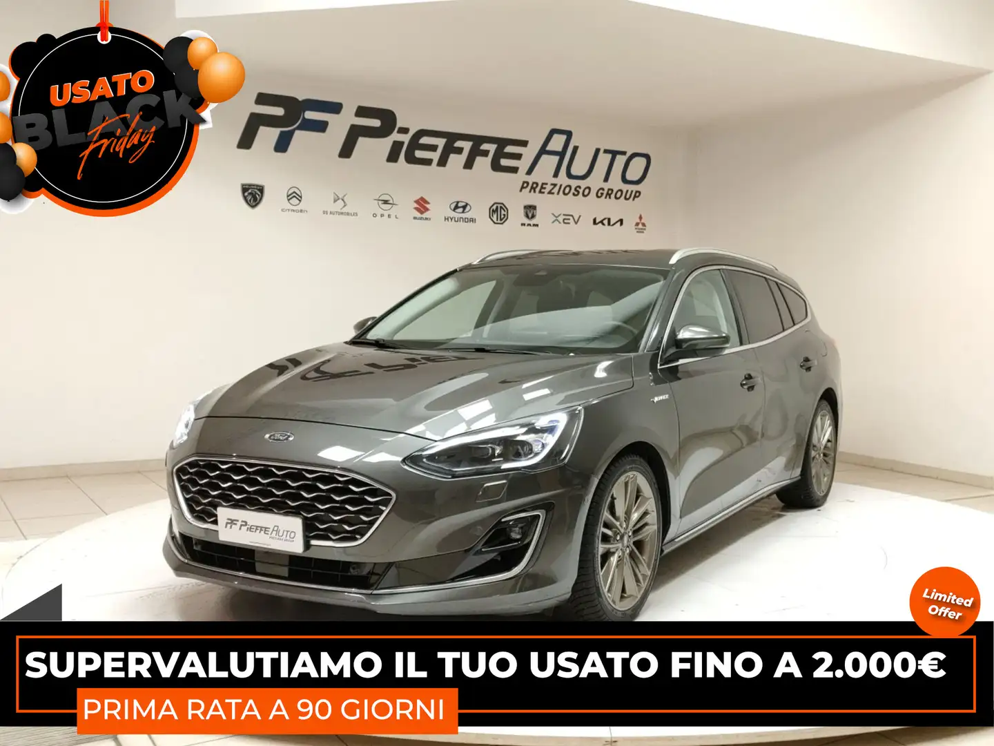 Ford Focus 4ª s. 18--> - Focus 1.5 EcoBlue 120 CV SW Titanium Gris - 1