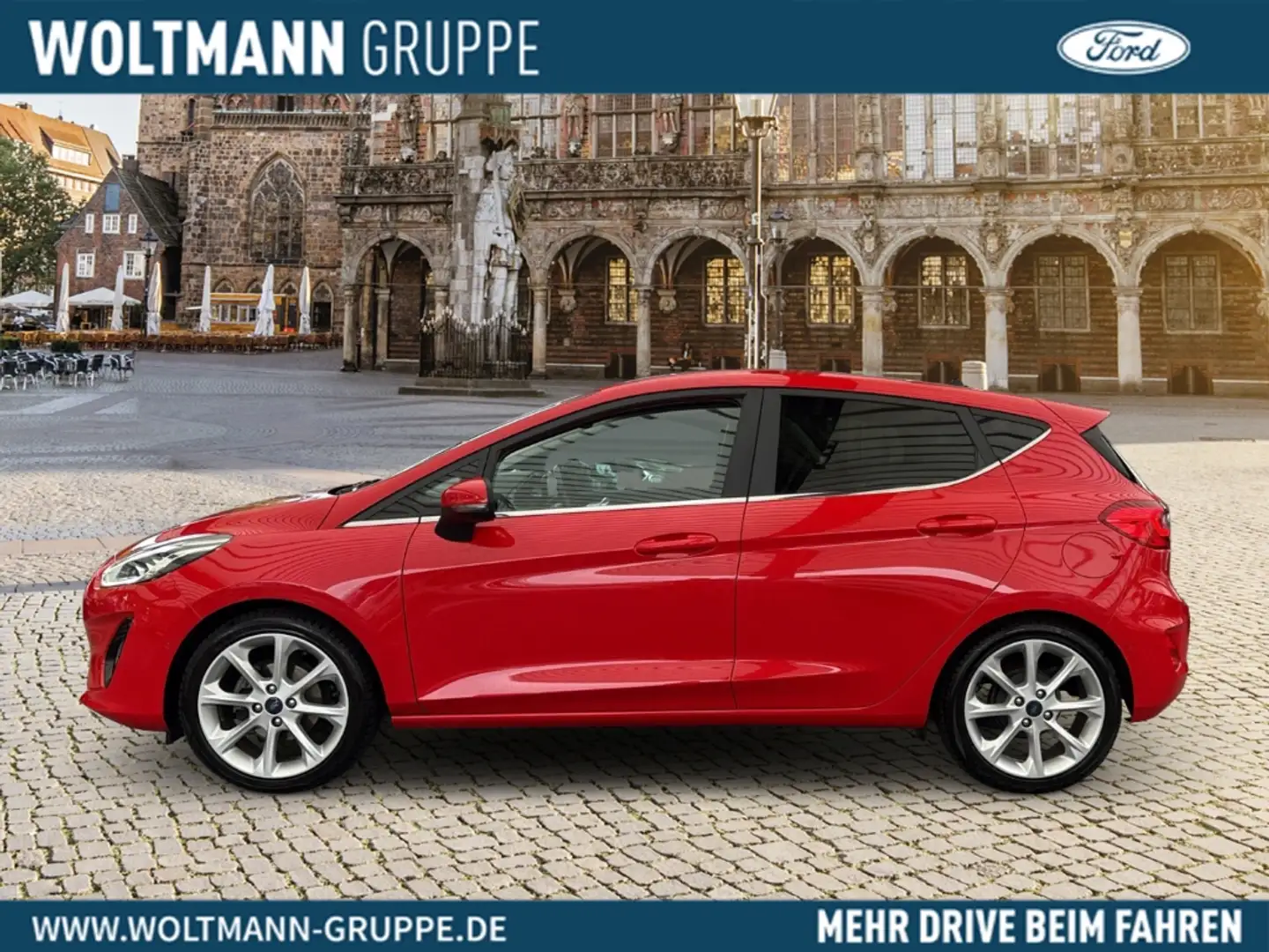 Ford Fiesta Titanium 1.0 EcoBoost Kamera LED B&O CD/DAB/NAVI W Rood - 2
