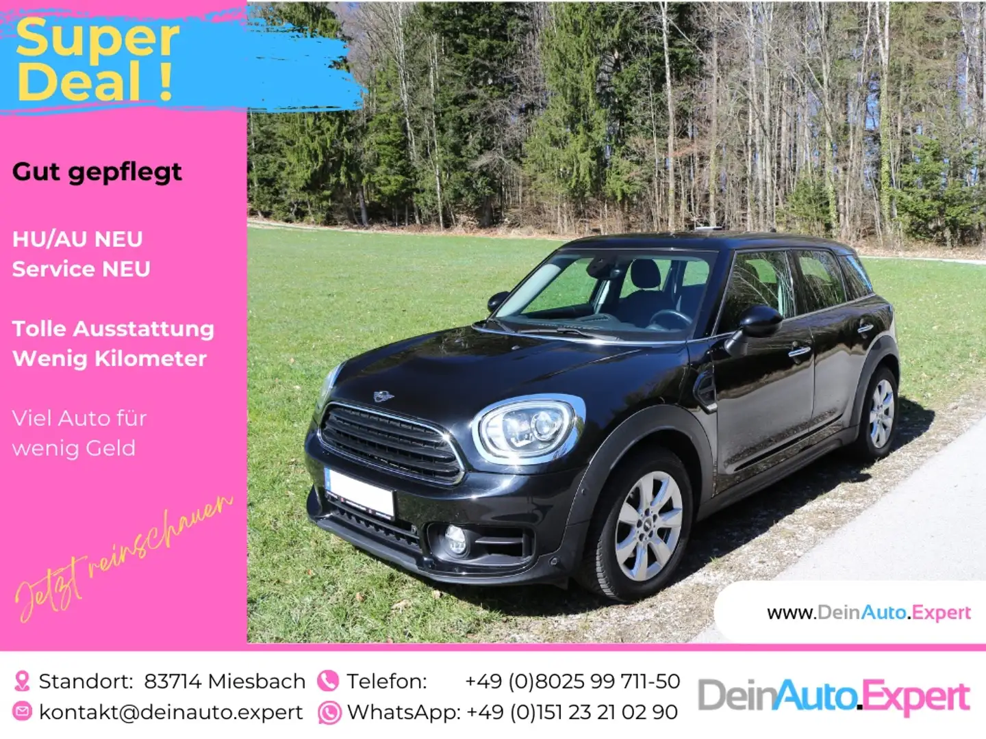 MINI Cooper Countryman HU & Service NEU*LED*NAVI*ParkAssist*PDC*SHZG*uvm Negro - 1