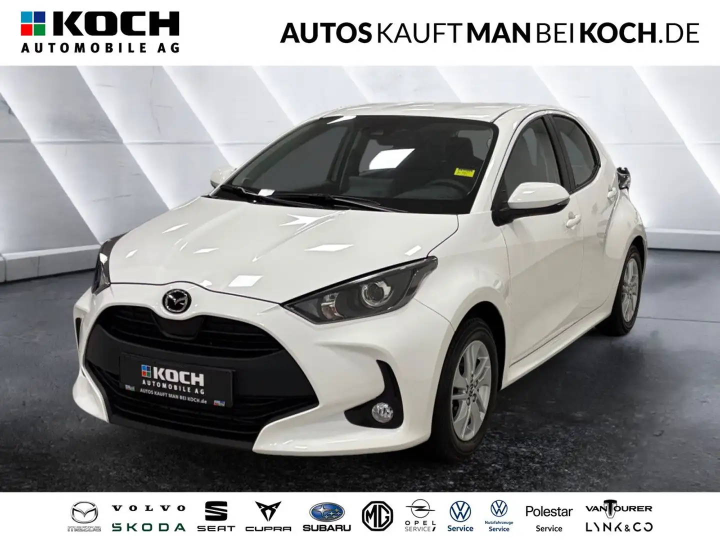 Mazda 2 Hybrid 1.5 VVT-i 116 PS CVT AL-Agile Bluetooth Weiß - 1