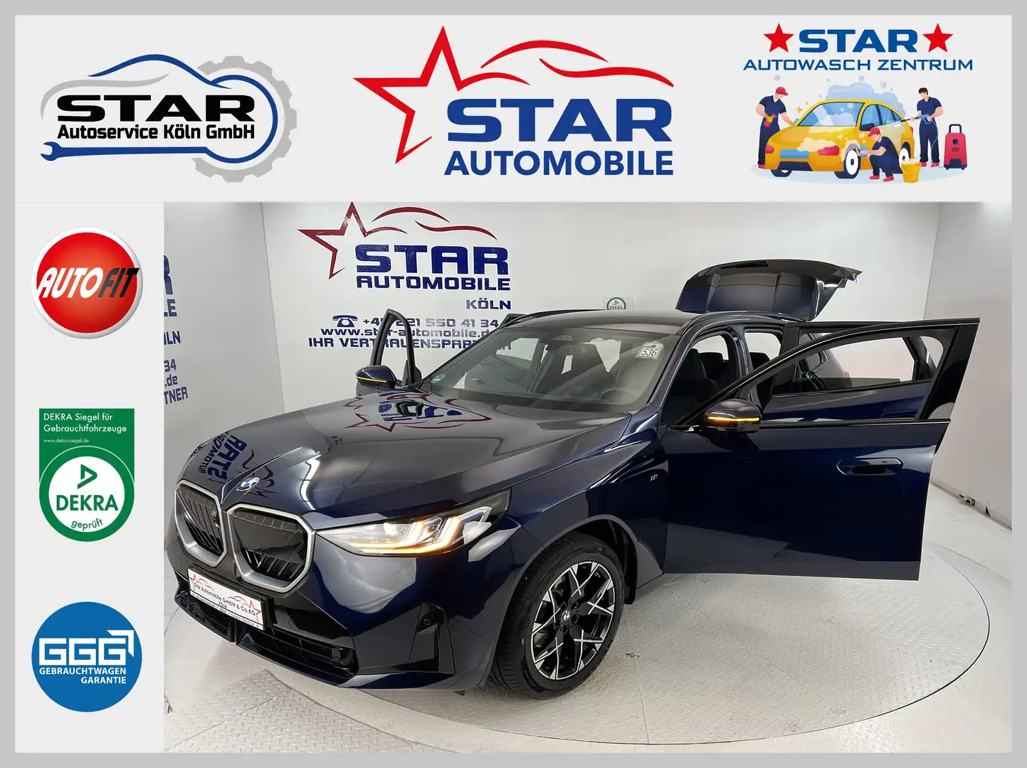 BMW X3 X3 20d xDrive M Sport*Mild Hybrid*P.Dach*LED*EU 6e Blau - 1