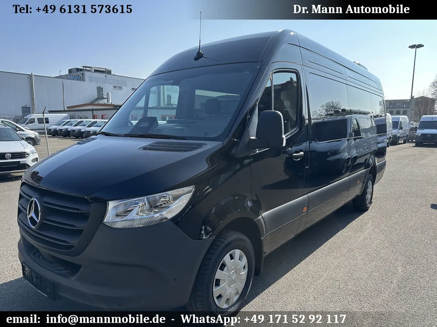Mercedes-Benz Sprinter 317 CDI RWD PRO L3 Tourer Dachklima Schwarz - 1