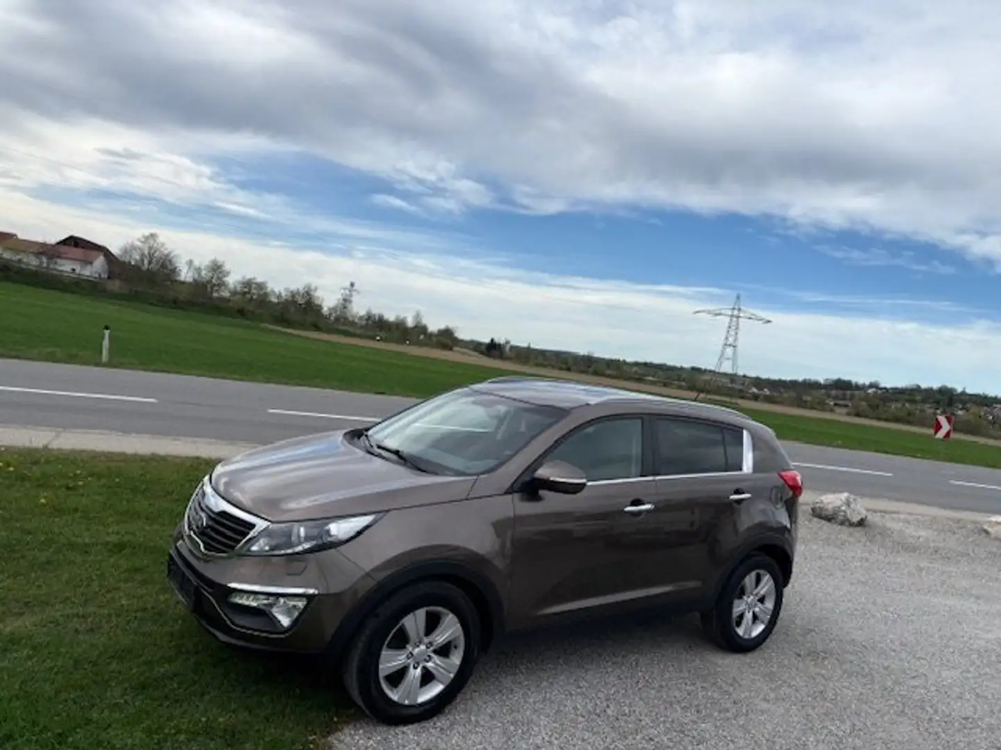 Kia Sportage Active Pro 1,7 CRDi Brun - 2