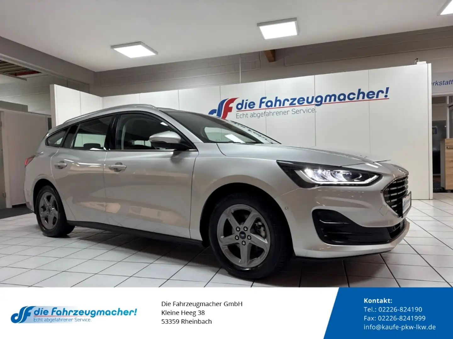 Ford Focus Turnier Titanium Navi LED ACC El. Heckklappe Apple Silber - 1