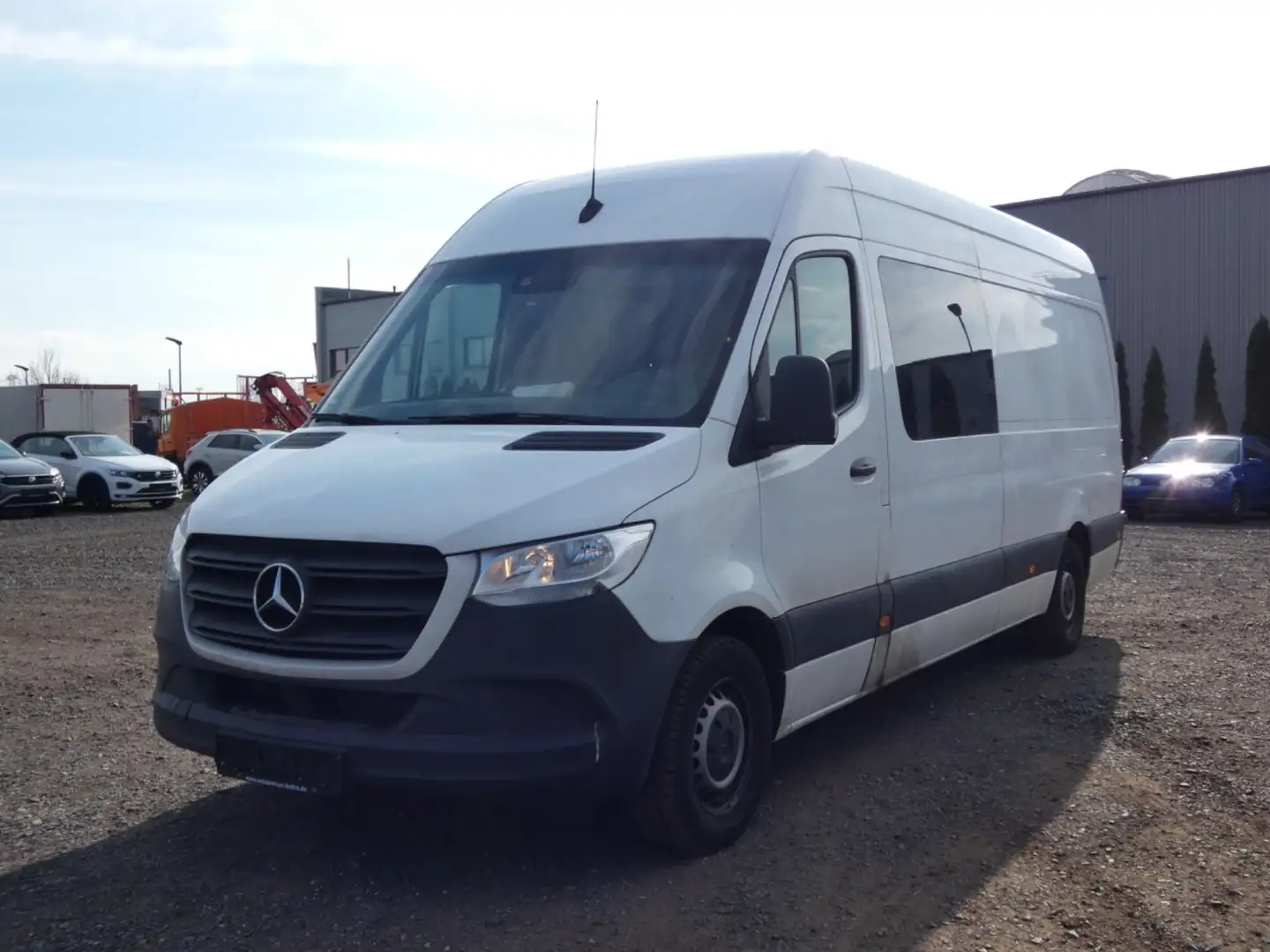 Mercedes-Benz Sprinter III 316 CDI Maxi Lang DoKa 6 Sitzer Nav Weiß - 1