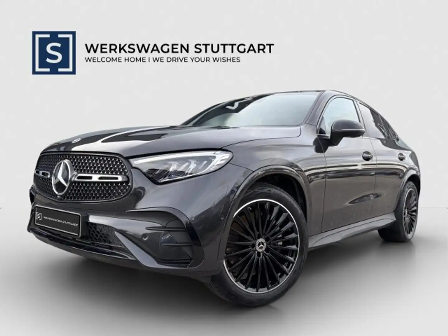 Mercedes-Benz GLC 200 GLC 200 4M Coupé AMG Night 20'' Dist AHK Kam Amb Grau - 1