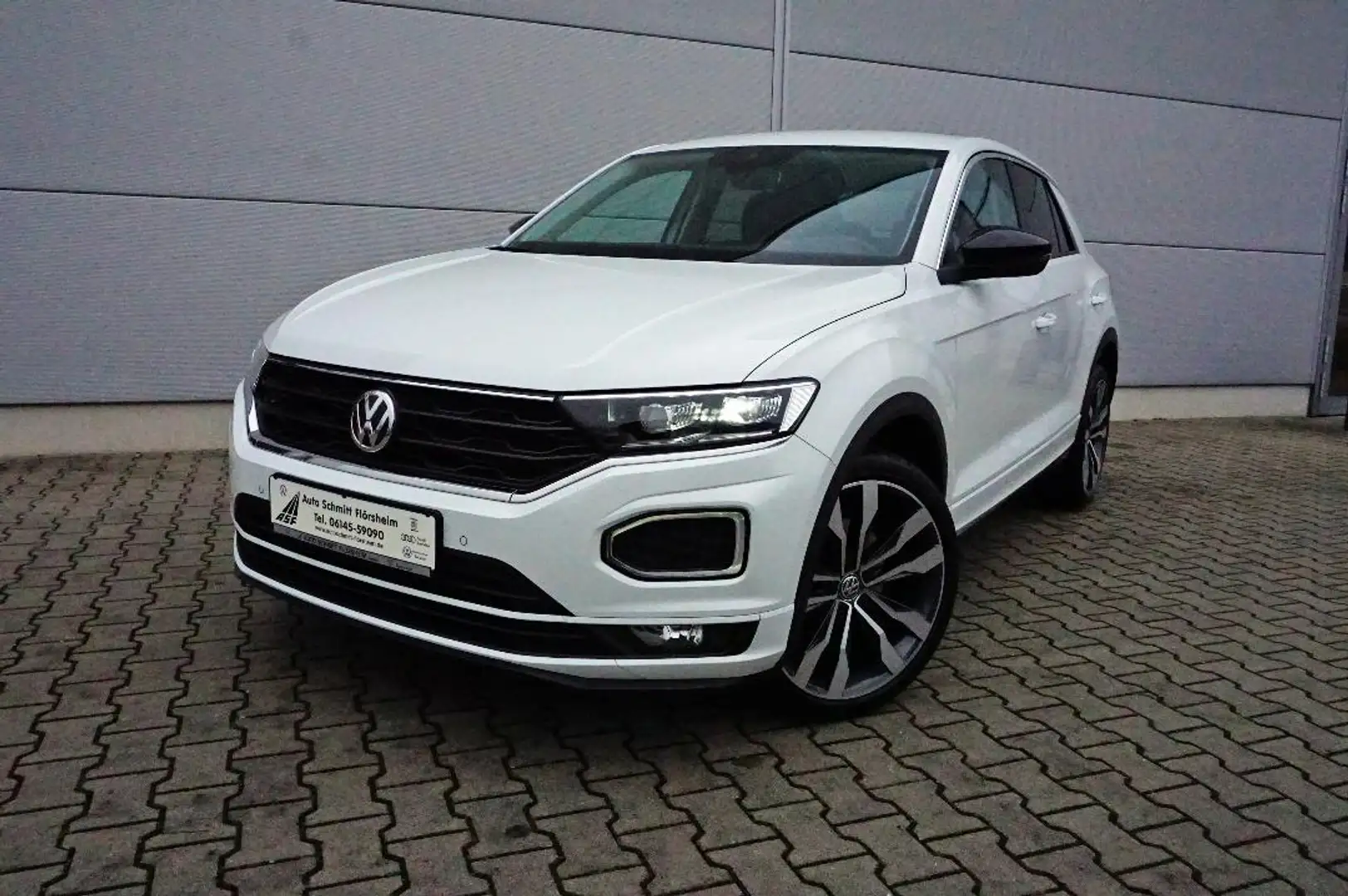 Volkswagen T-Roc United 1.5 l TSI 7-Gang-DSG R-Line,LED,Navi,ACC Blanc - 2