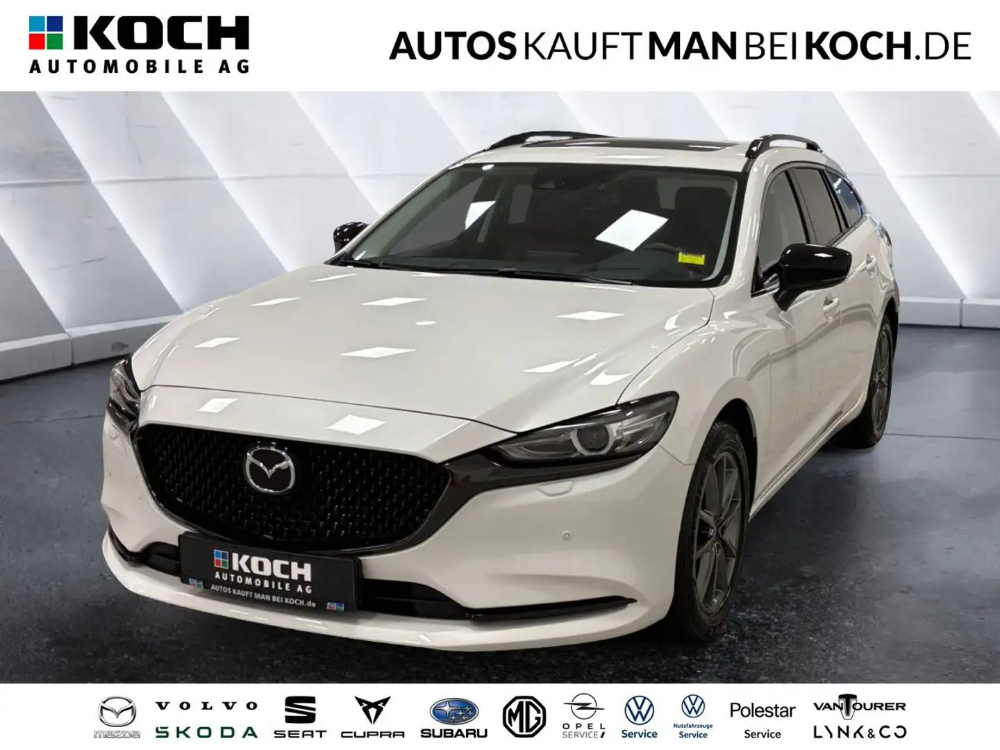 Mazda 6 2.5 SKYACTIV-G 194 FWD 5T AG Homura Sunr Navi Weiß - 1