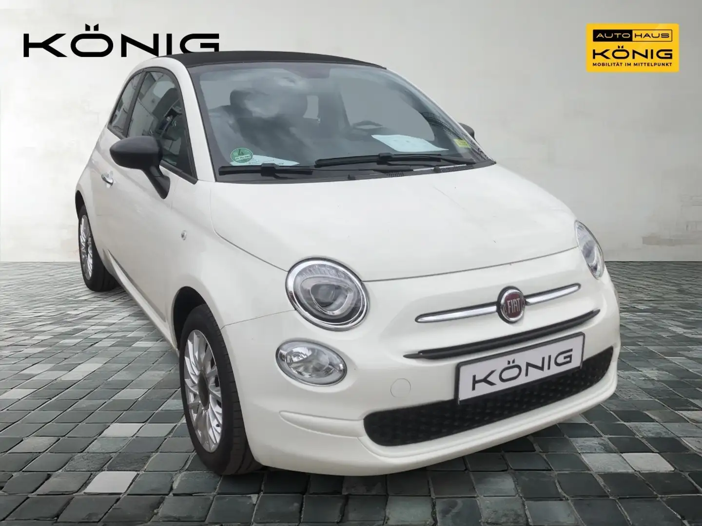 Fiat 500C Cabrio*Carplay*Klima*LM Weiß - 2