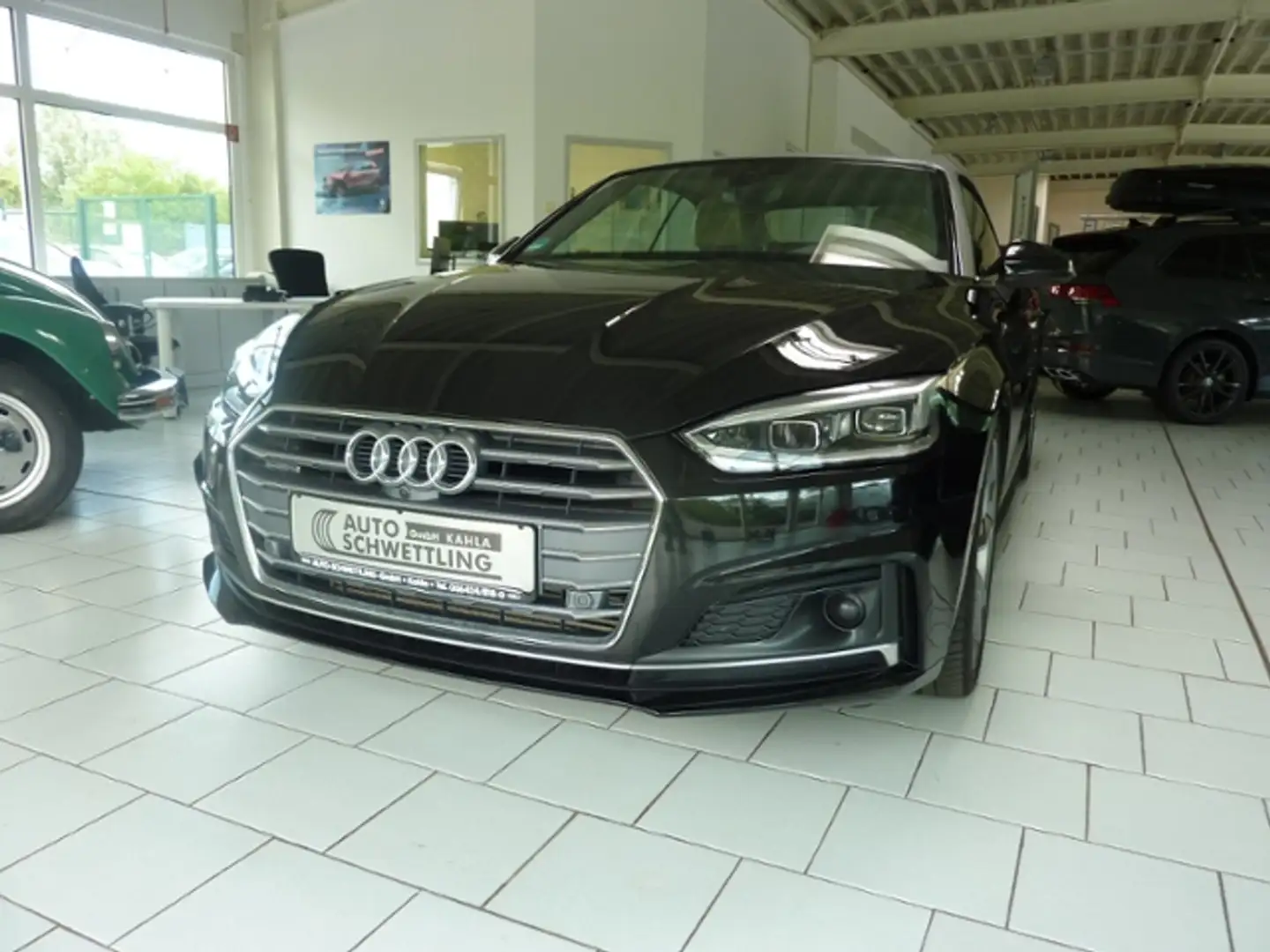 Audi A5 Cabriolet 45 TFSI quattro S-Tronic S-Line KLIMA L Schwarz - 2