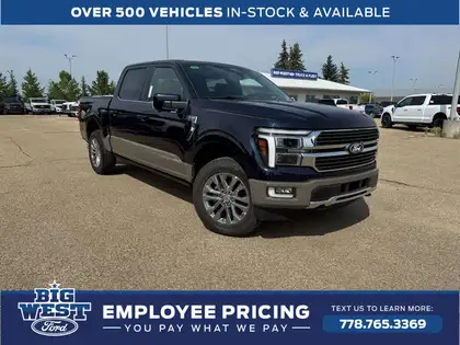 Blue 2026 Ford F-150 Pickup Truck Four-Wheel Drive Automatic